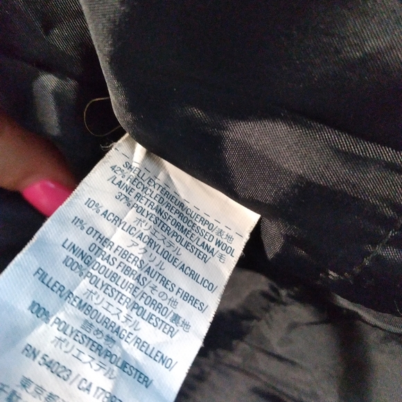 Old Navy peacoat style black - Picture 6 of 6